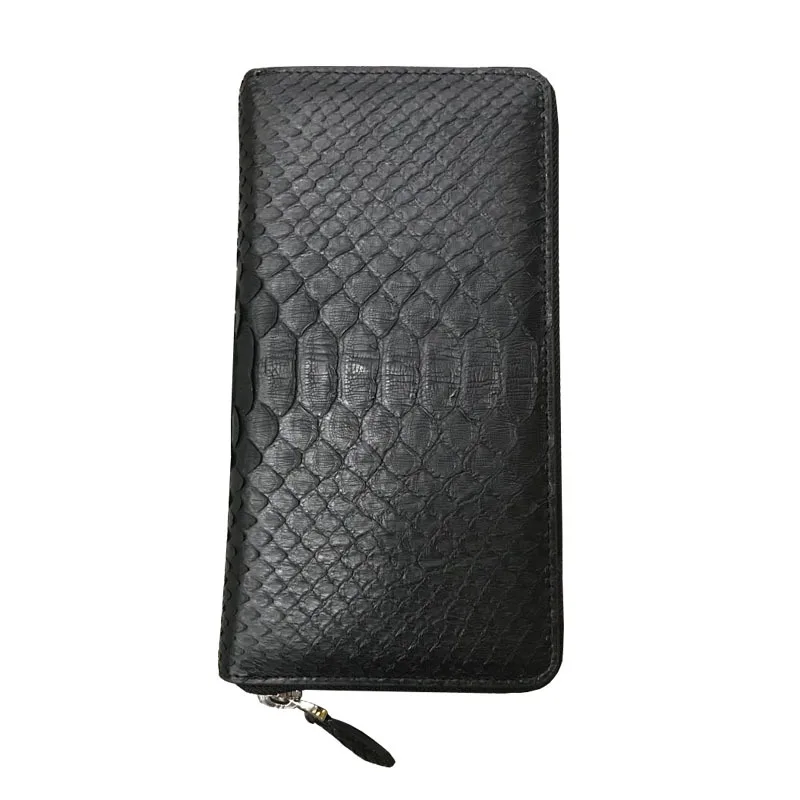 2026 New Fashion Real Snakeskin Genuine Leather Women Long Wallets Female Luxury Brand Designer Clutch Gift Cash Purse Wallet