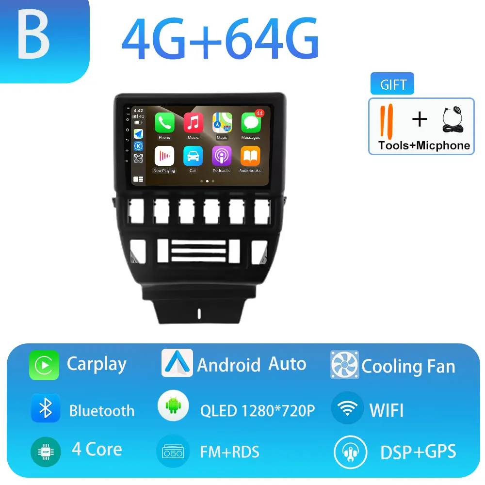 Voor LADA Niva 1993-2020 Android 15 Auto Speler Centrale GPS Navigatie Multimedia Draadloze Carplay Stereo Scherm 4G BT Head Unit