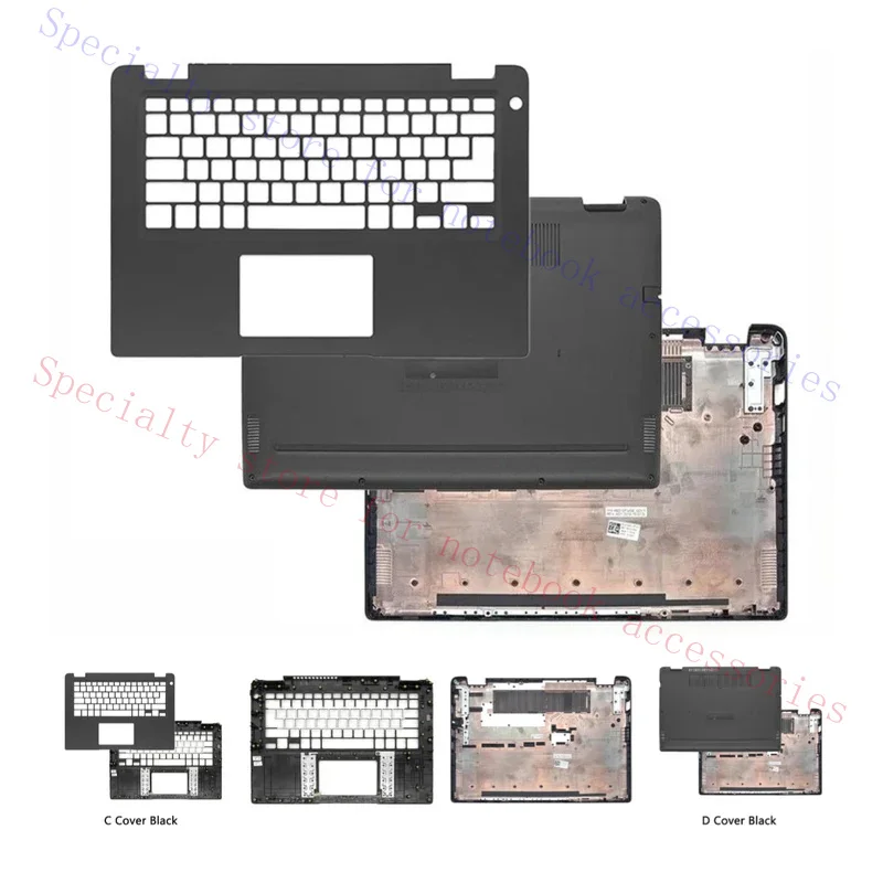 New For Latitude 3400 E3400 Laptop Front C/D Shell Keyboard/Bottom Base Case/Bottom Cover Door