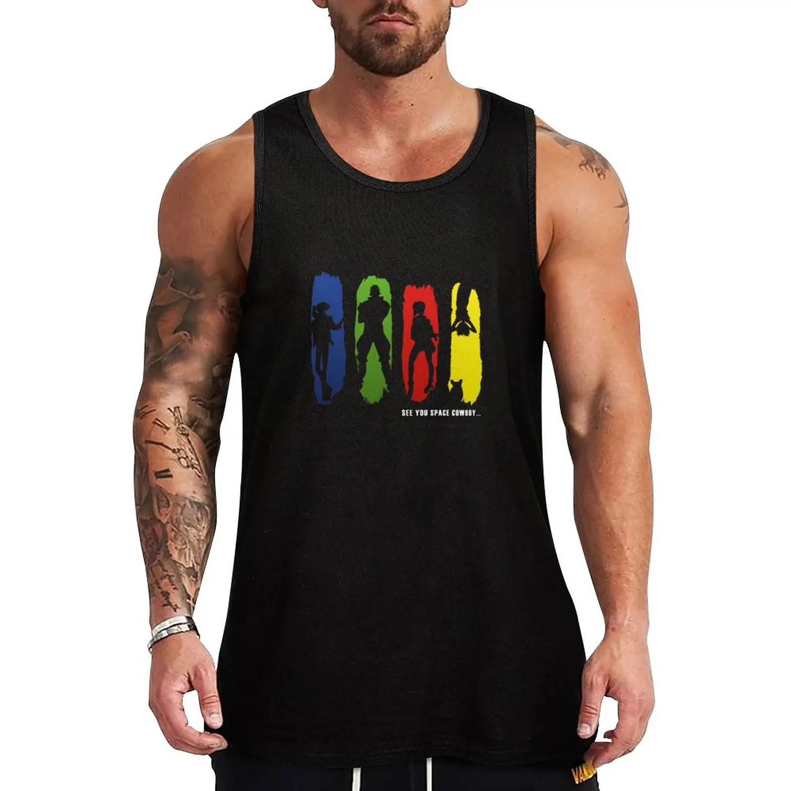 See you space cowboy Tank Top summer clothes for men Vest for boy gym accessories man