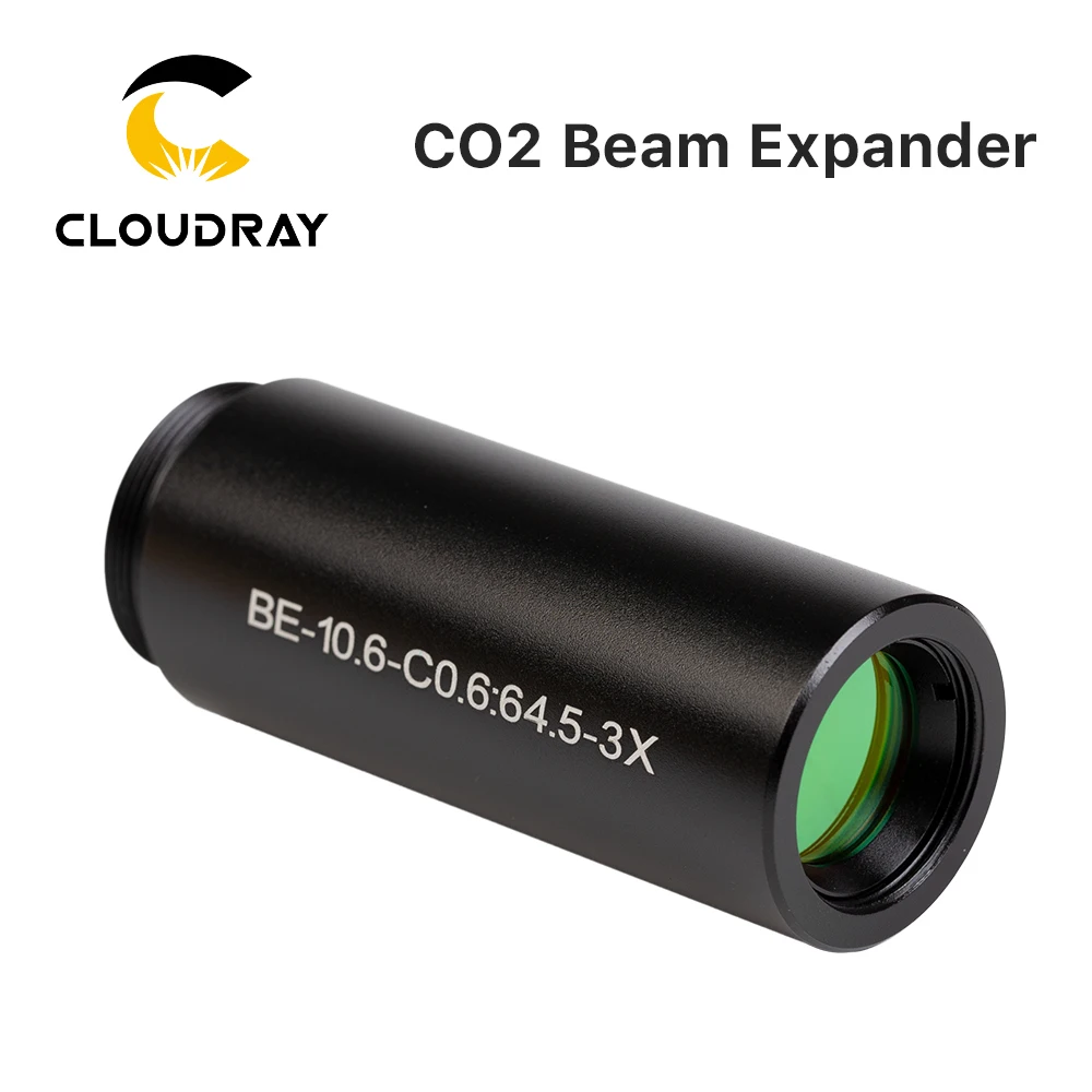 Cloudray CO2 laser 10600nm Laser Beam Expander 2X 2.5X 3X 4X  Galvanometer Laser Marking Lenses Optics Beam Expand