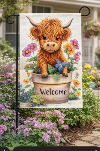 Spring & Summer Garden Flags Collection - Welcome yard Lawn Outdoor Decor UUI GGX