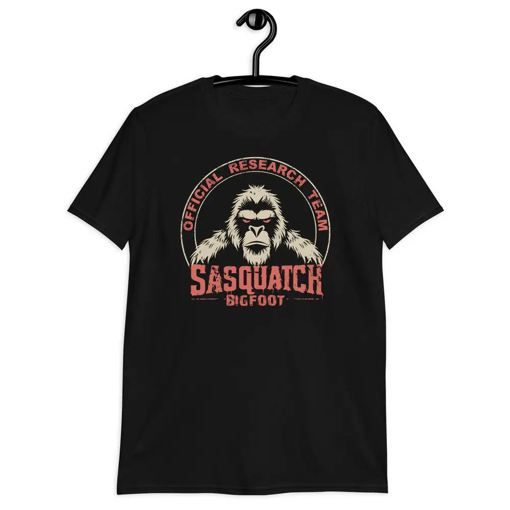 Bigfoot Research Team Retro Vintage Sasquatch T-Shirt For Men Clothing Women Tees High Quality 100%Cotton Short Sleeve