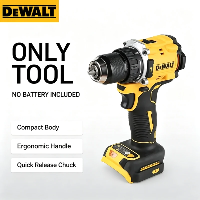 DEWALT DCD805 20V Brushless Impact Drill/Driver, 1/2