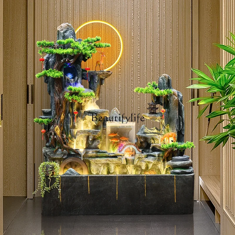 

LRockery flowing water fountain landscape circulating water office living room decoration