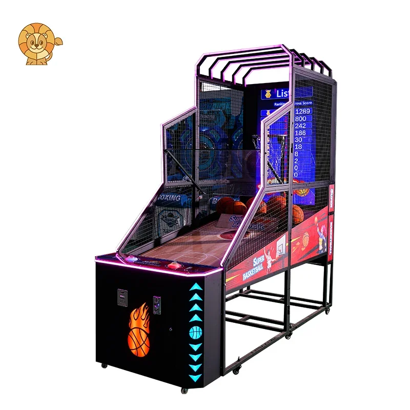 Factory wholesale indoor coin-operated luxury street LCD basketball shooting training machine automatic basketball game machine