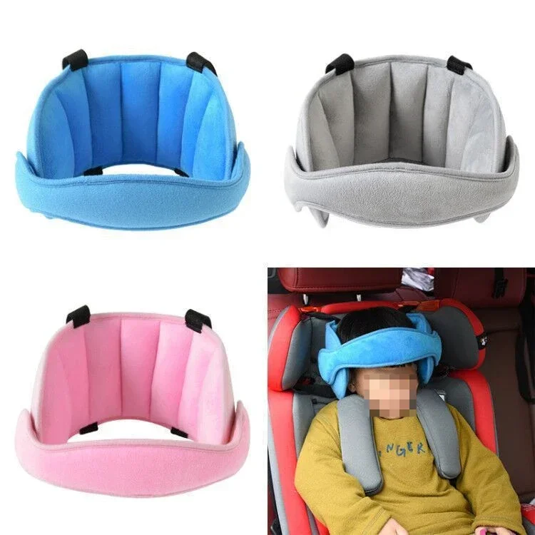 Children Head Fixing Belt Car Safety Seat Baby Head Support Pillow Sleep Aid Protective Pad Universal Fit All Models