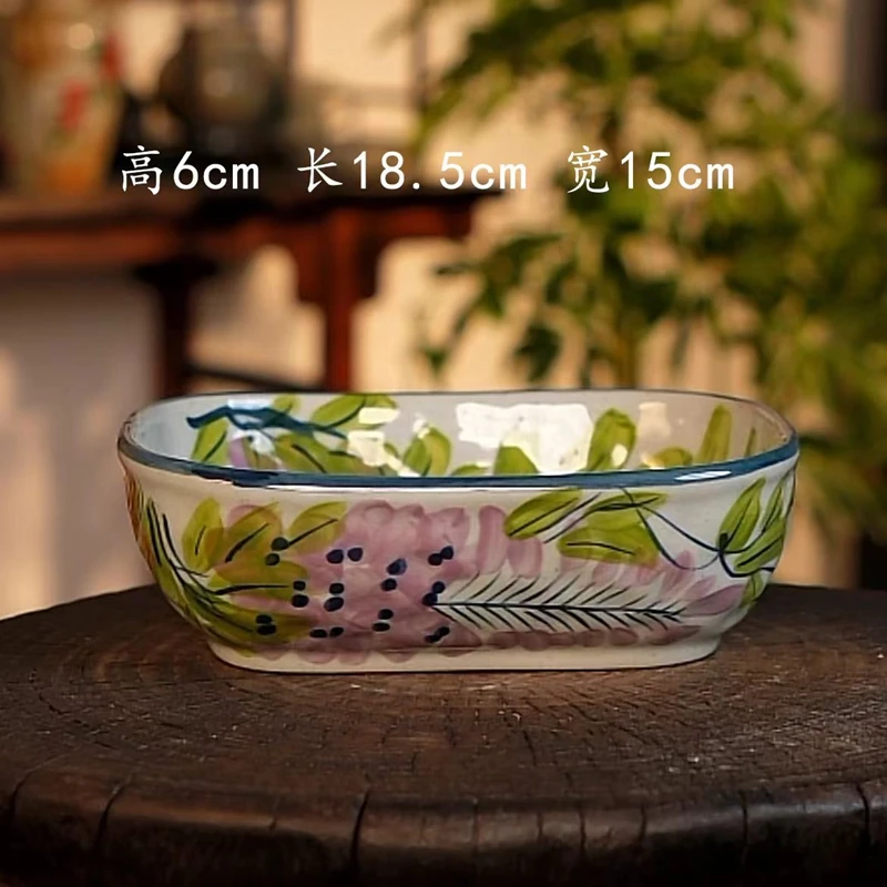 wood-fired-quality-high-temperature-underglaze-color-master-interior-and-exterior-hand-painted-wisteria-rectangle-baking-plate