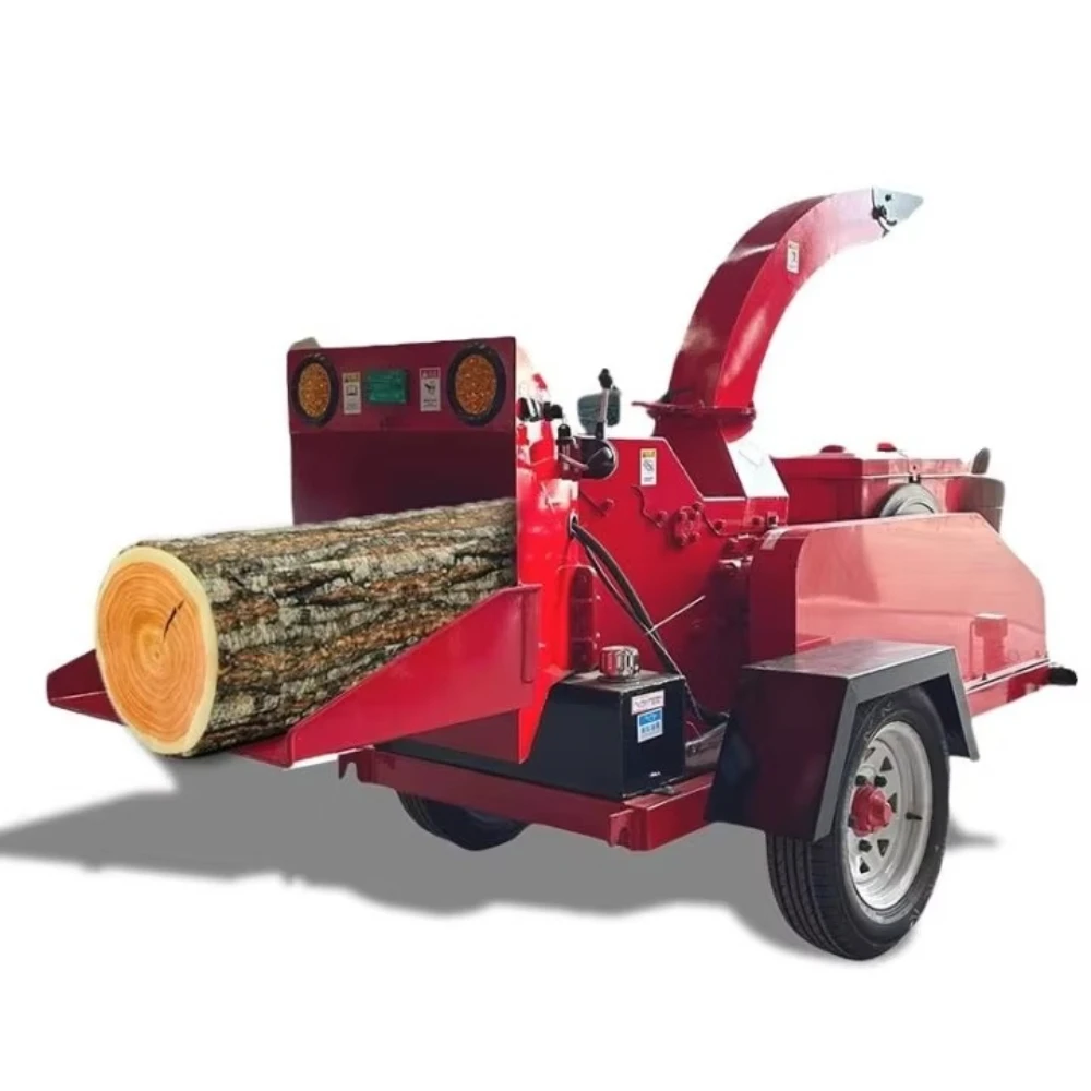 Factory Direct 32/102HP Wood Chipper Shredder Farm Widely Using Wood Chipper Shredder Braches Wood Splitter Crushing Machine