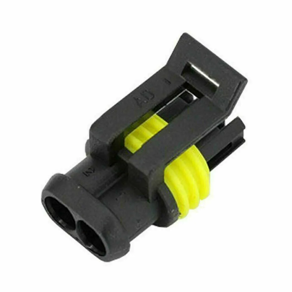 10 Pack 2 Pin Automotive Electrical Connector Set with Wire for Cars Motorcycles Trucks Boats Marine Applications