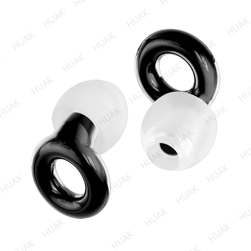 

HUAK Plus Ear Plugs For Noise Reduction – Everyday Noise Relief with Clear Speech for Social Gatherings,8 Ear Tips in XS/S/M/L