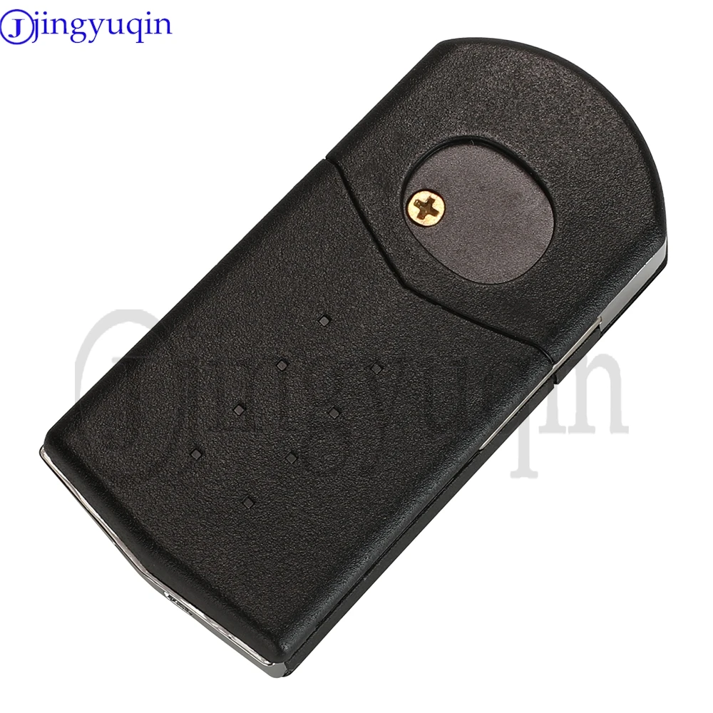 jingyuqin 433MHz Folding Remote key Car Starter ID63-80bit For Mazda 2 3 5 6 Mitsubishi system SKE126-01 SKE126-A1 3/2 Buttons