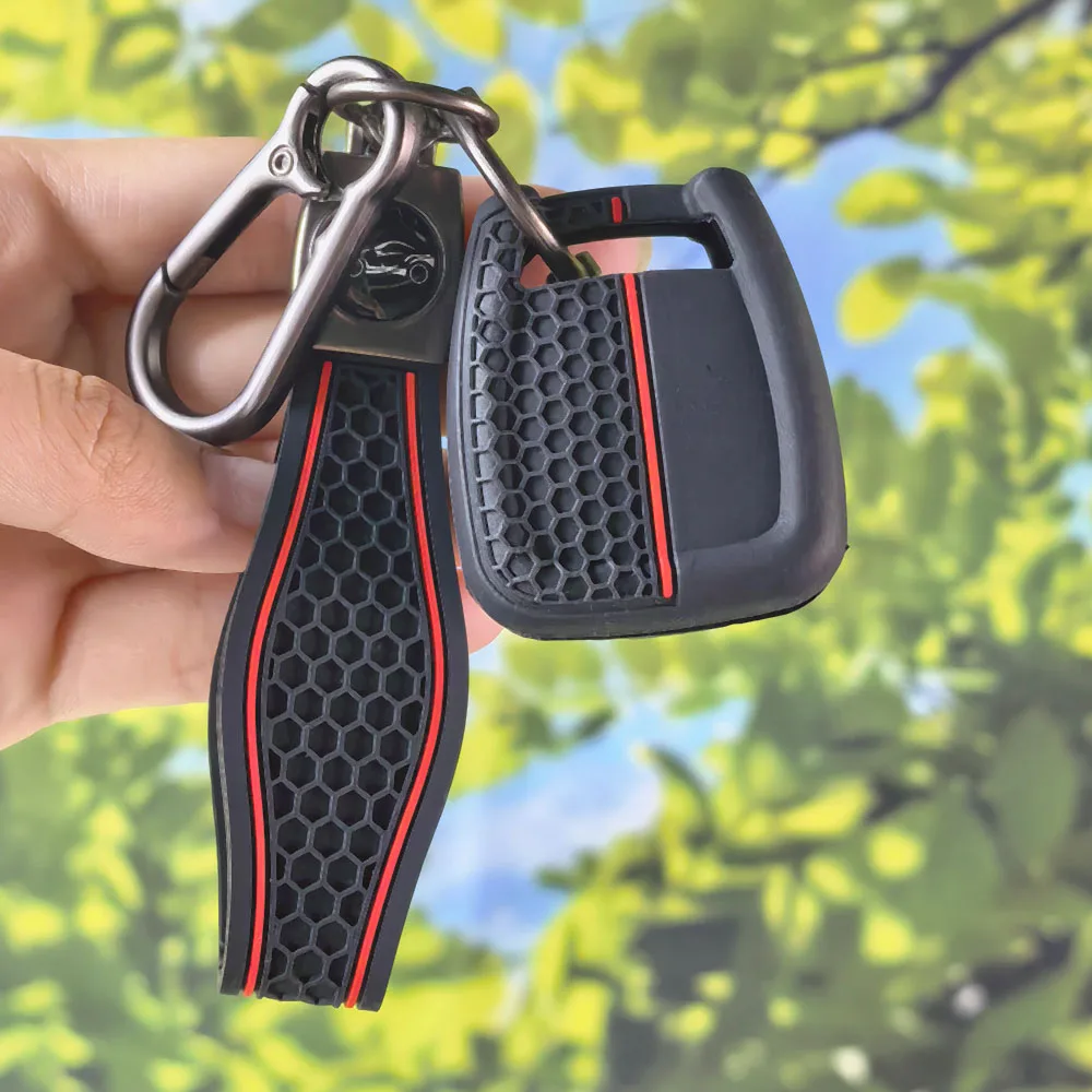 Honeycomb Silicone 2 Button Key Cover With Keychain For Vauxhall Opel Holden Astra Zafira Vectra Tigra Omega Signum
