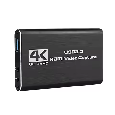 Live Streaming Capture USB3.0 HDMI-compatible Recorder 4K 60HZ HDMI-compatible HD Screen Recorder Box for PS4 Game Use