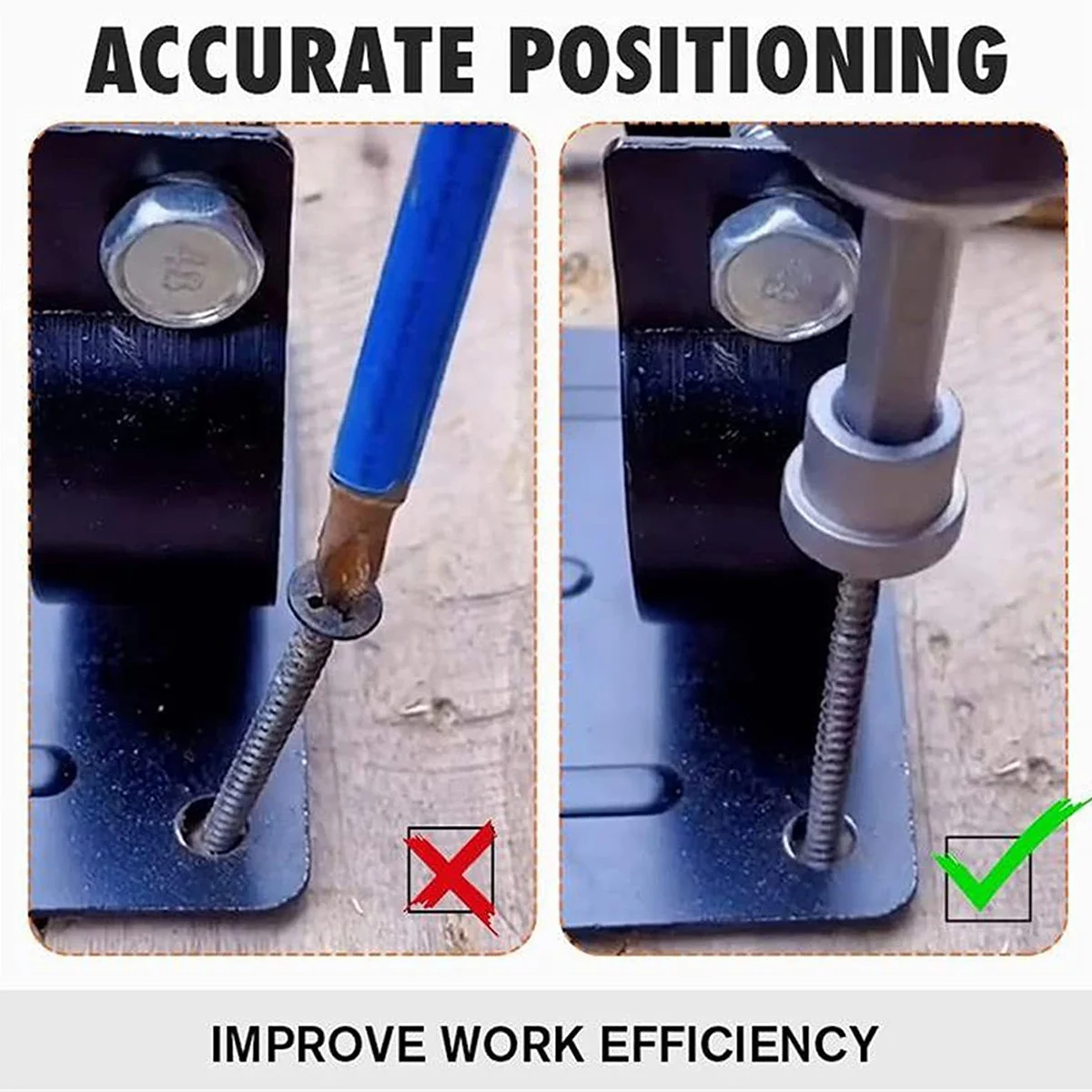 5 قطعة مفك البراغي عقد بت عدة عالية الأداء لتحديد المواقع لسهولة التركيب في مشاريع النجارة DIY و #1