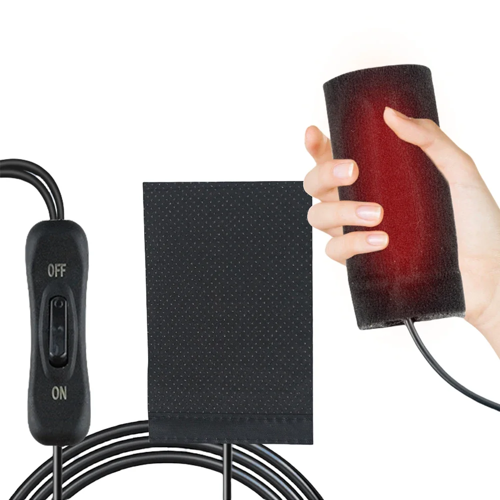 

Мотоциклетные ручки с подогревом 12В USB, 3 режима, электрические, с противоскользящим покрытием, для езды на открытом воздухе