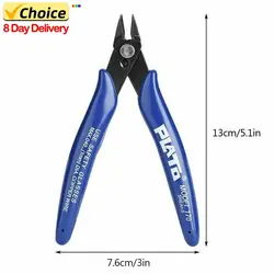 NJBLZQ Pliers Carbon Steel Pliers Electrical Wire Cable Cutters Cutting Side Snips Flush Pliers Nipper Home Hand Tools Blue