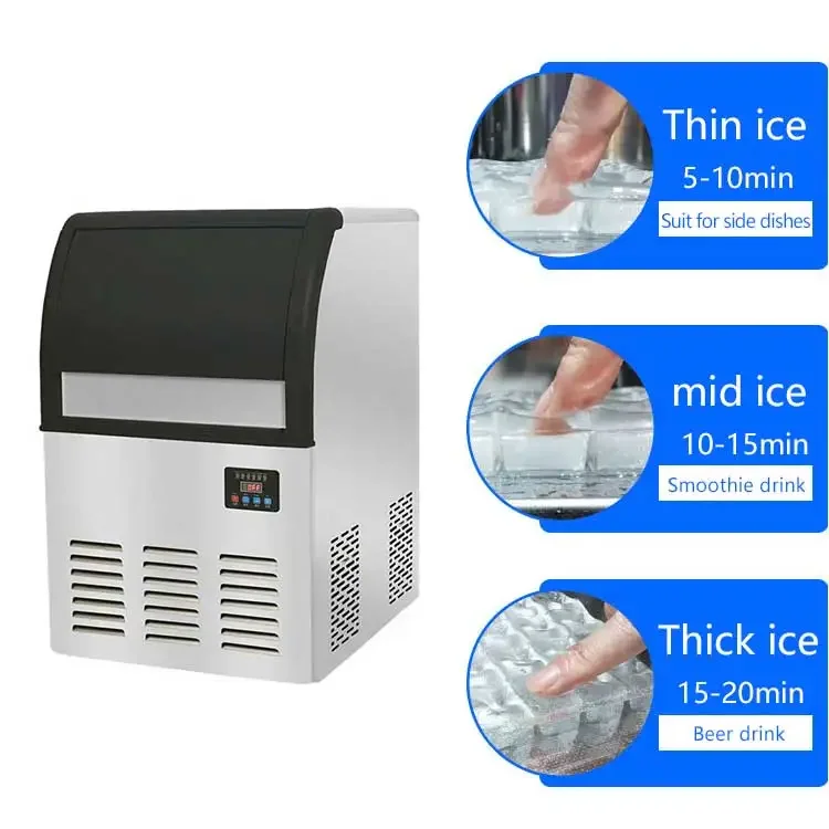 60kg Commercial Block Ice Machine Clear Cube Ice Making Machine Ice Cube Maker