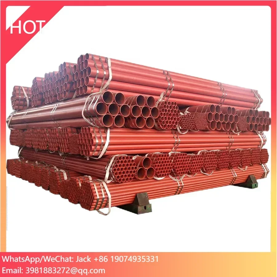 

Fire Fighting ERW Welded Carbon Steel Pipe Sprinkler Fire Protection Fire Fighting Pipe