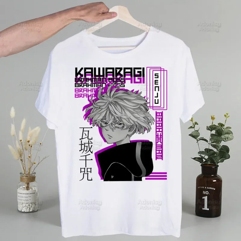 تي شيرت بتصميم رسوم كرتونية من Tokyo ، تي شيرت Manjiro Takemichi ، قمصان أنيمي يابانية ، أكمام قصيرة ، صيف #5