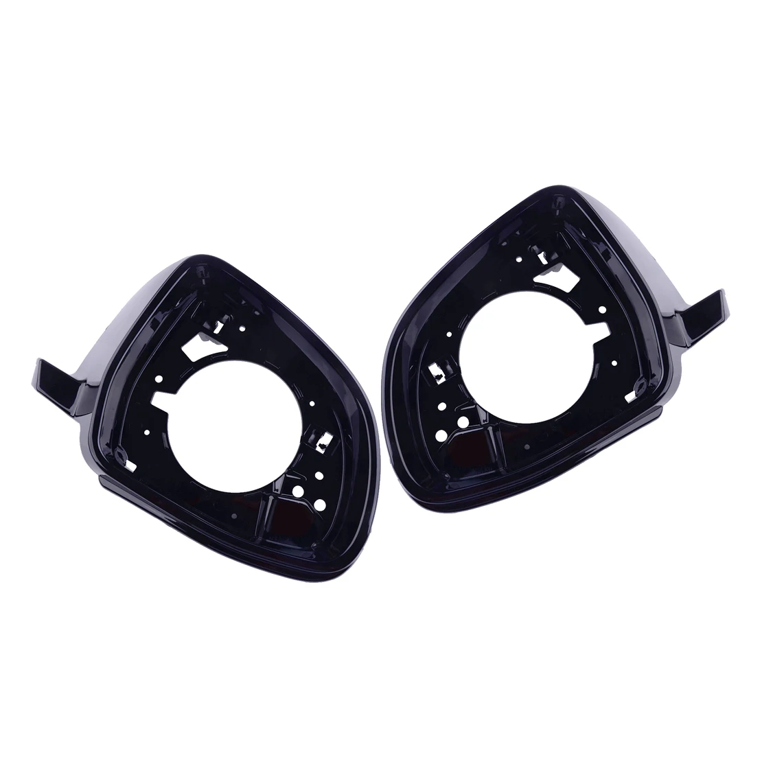 

1 Pair Glossy Black Left Right Rearview Door Side Mirror Housing Frame Trim Fit for BMW X3 F25 X5 F15 X4 F26 X6 F16 2015-2017