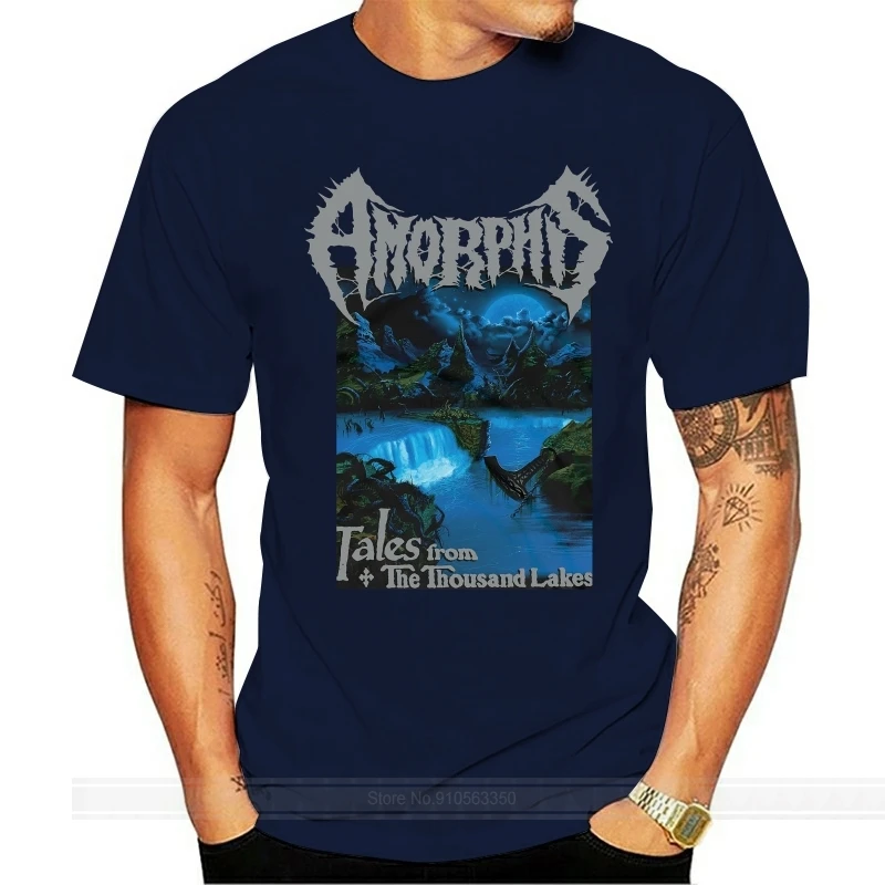 AMORPHIS Tales From The Thousand Lakes T-Shirt NEW Relapse Records TS2114 fashion t-shirt men cotton brand teeshirt