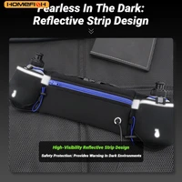 HOMEFISH Man/Woman Marathon Trail Running Waist Pack For Phone Water Bottle Sports Fanny Pack Fitness Dual Pocket Running Belt 6