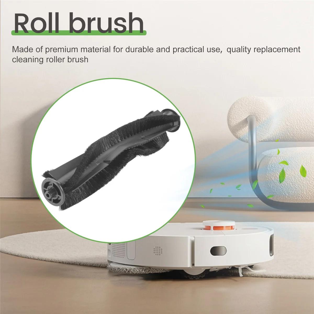 فرشاة الأسطوانة الرئيسية لـ Proscenic M7 Pro M8 M7 MAX، أجزاء أدوات التنظيف المنزلية القابلة للاستبدال_A66K