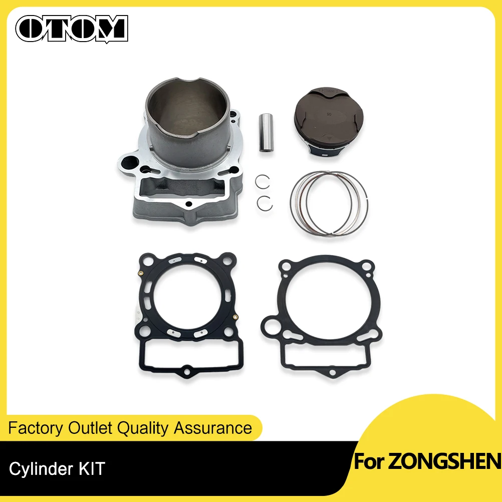 OTOM Motorcycle Cylinder Kit Cylinder Block Piston Ring and Gasket Set For ZONGSHEN ZS178MM-2 NX250 Engine Parts