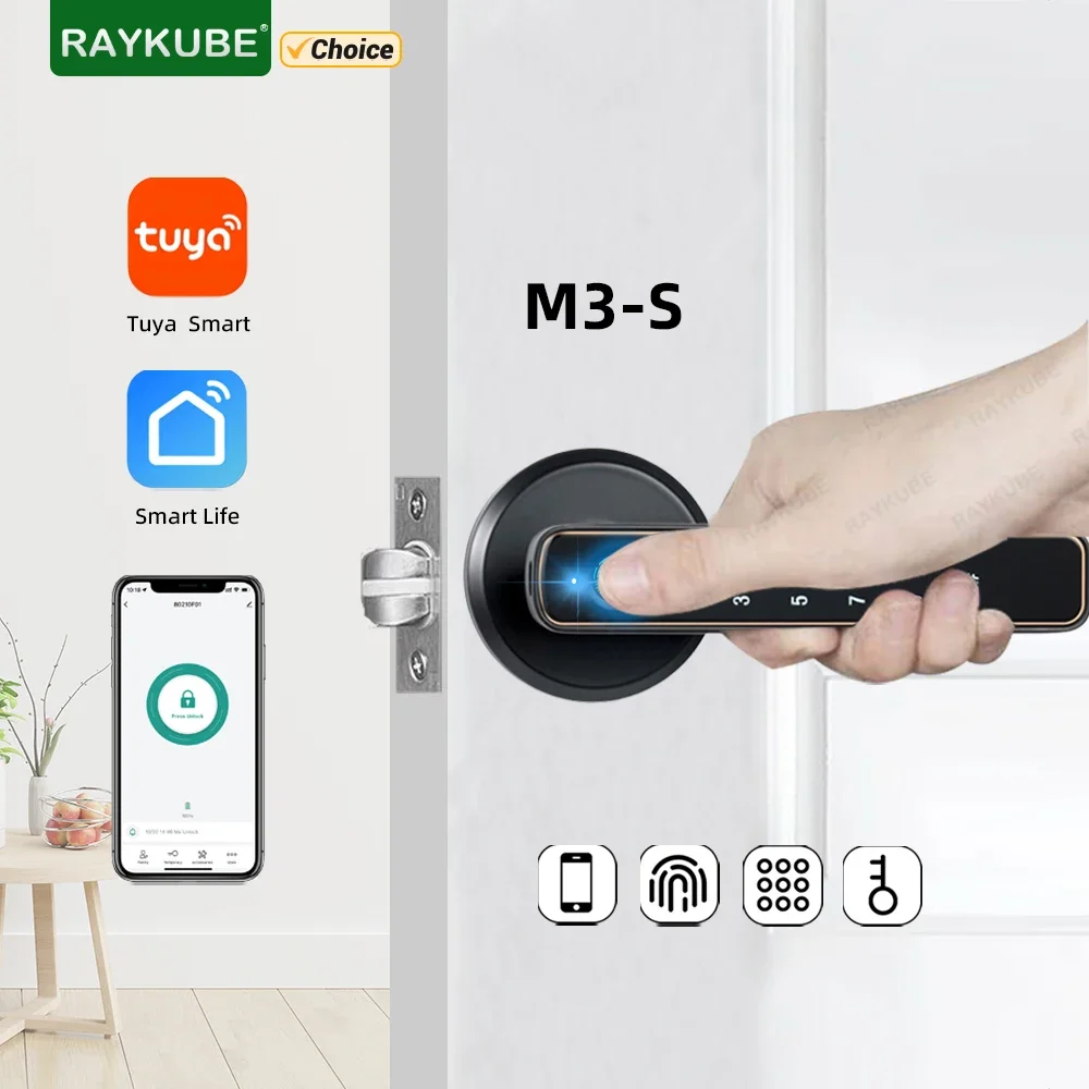 m3-s-tuya-digital-fingerprint-door-lock-electronic-lock-with-password-key-smartlife-tuya-app-remote-unlock-for-bedroom
