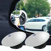 New Car Mirror HD Convex Mirror Blind Spot Car Rearview Mirror 360° Wide Angle For Volkswagen Golf-5 6 7 Bora Jetta MK4 MK6 Bora