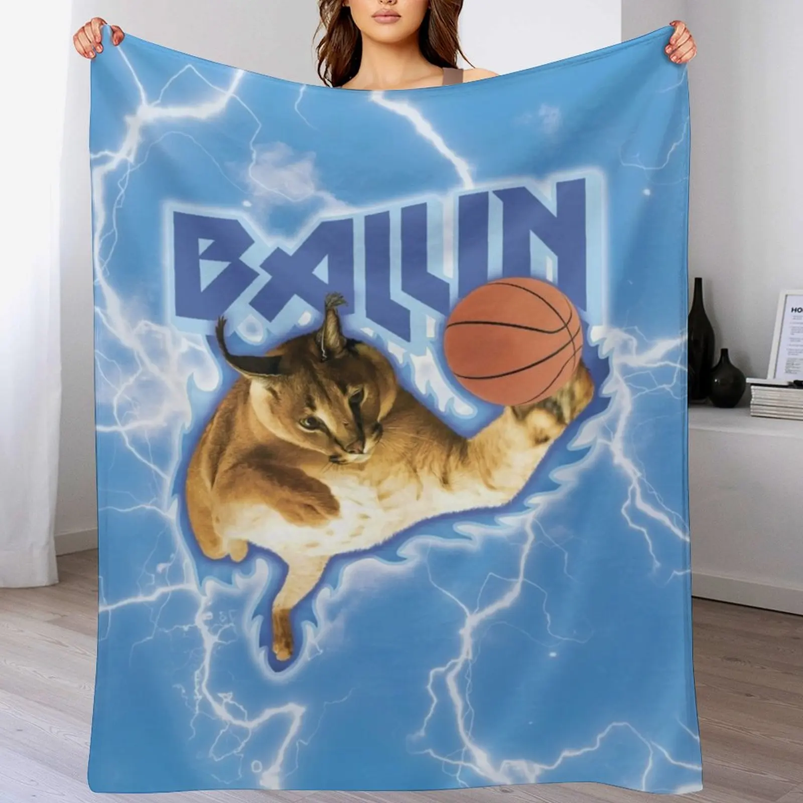 BIG FLOPPA BALLING FLAG Throw Blanket, Gigoteuse, Canapés, Couvertures les plus douces