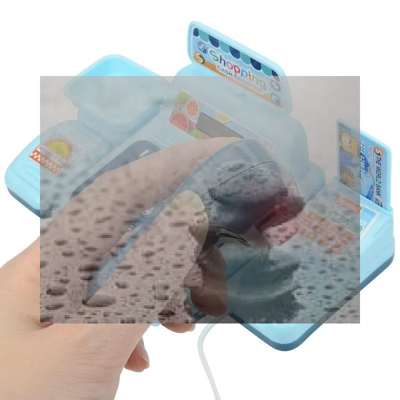 

**1Set new Electronic Game Lighting And Sound Effects Supermarket Cashier Toy Simulation Shopping Cash House Toys"