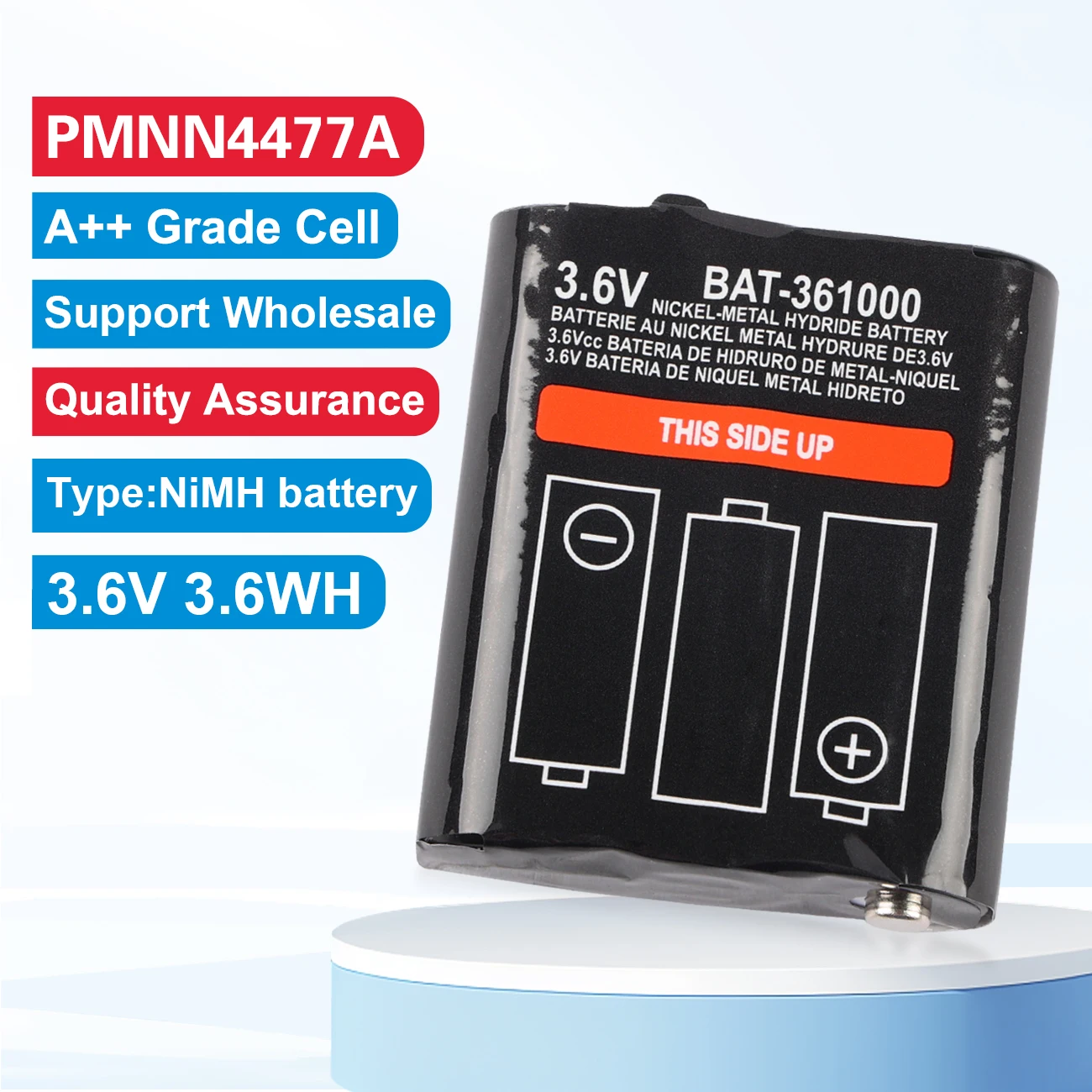 PMNN4477A NiMH Battery For Motorola T200 T400 T500 T800 T600 T62 T82 T92 T260 T265 T801 T460 T465 T480 Series Walkie-talkies