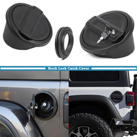 Car Fuel Tank Cover Key Lock for Jeep JL JLU Wrangler JT Gladiator 2018 2019 2020 2021 2022 2023 2024 2025 Exterior Accessories