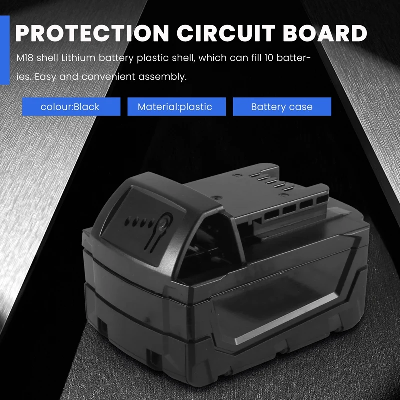 M18 Shell Li-Ion Battery Plastic Case Lithium Battery Protection Case For 18V M18 48-11-1815 3Ah