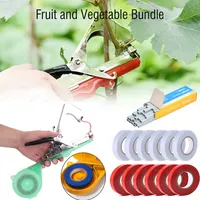 New Gardening High Quality Plant Branch Hand Tying Staples +Tapener +TapesBinding Machine Flower Vegetable Garden tapetool
