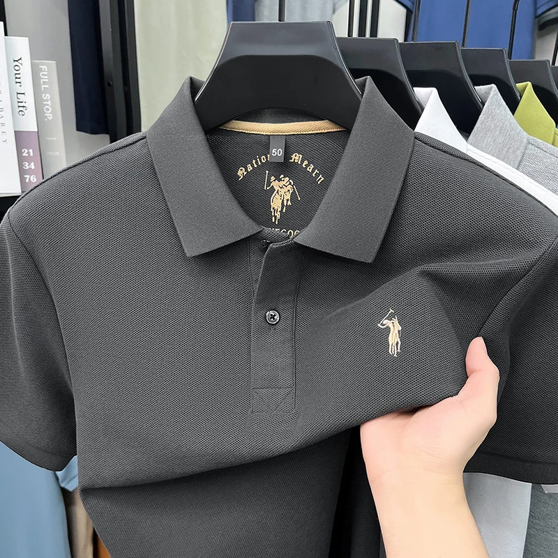 Golf Equipment Cheap - Kaos polo lengan pendek katun 100%