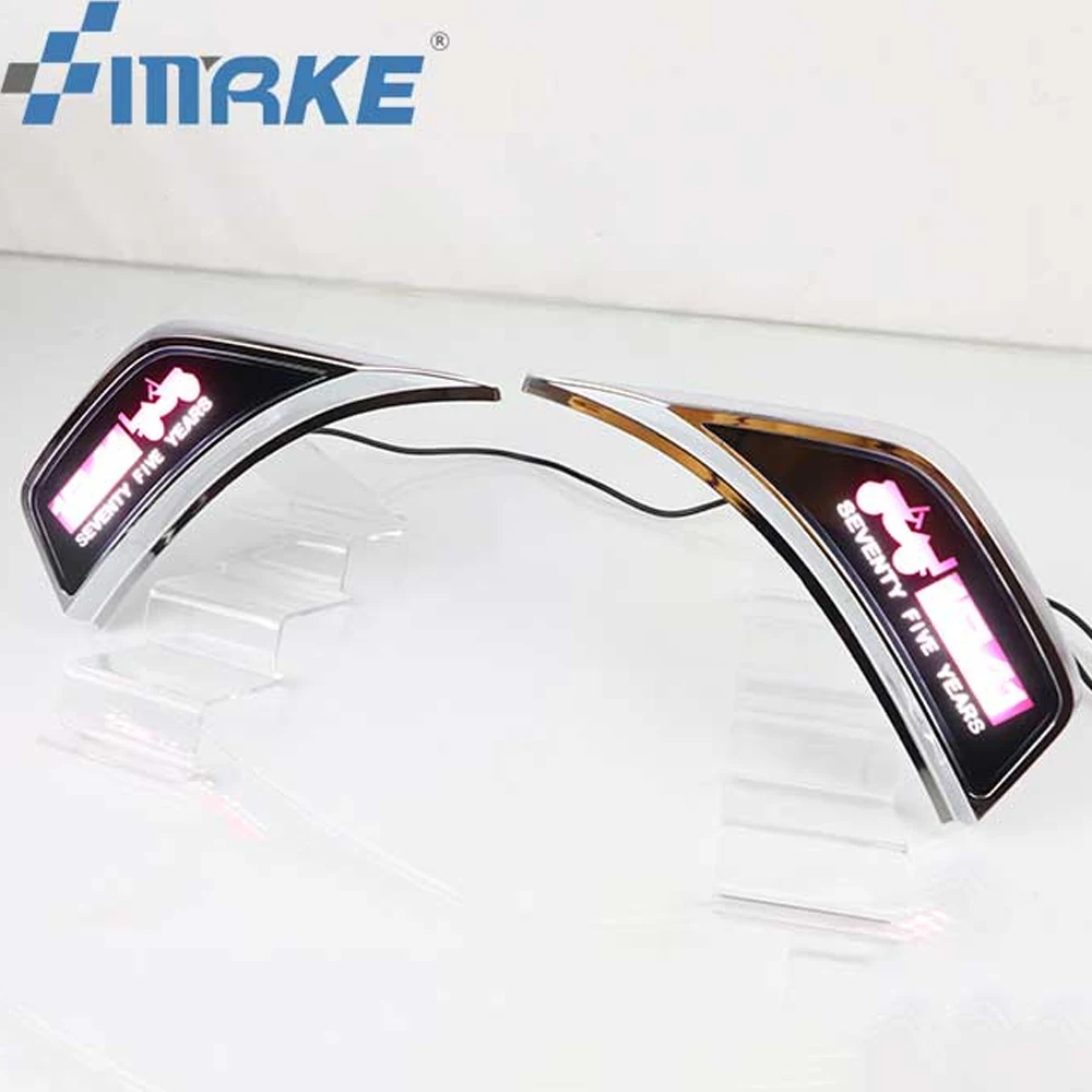 Amber LED Car Front Fender Side Marker Lights For Jeep Wrangler JL JLU Sport, Rubicon, Sahara, Gladiator JT etc Turn Signal Lamp