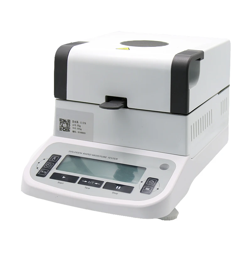 

Digital Rapid Halogen Moisture Analyzer For Flour Food Papermaking Grain Testing Electronic Moisture Content Meter JZ-610A