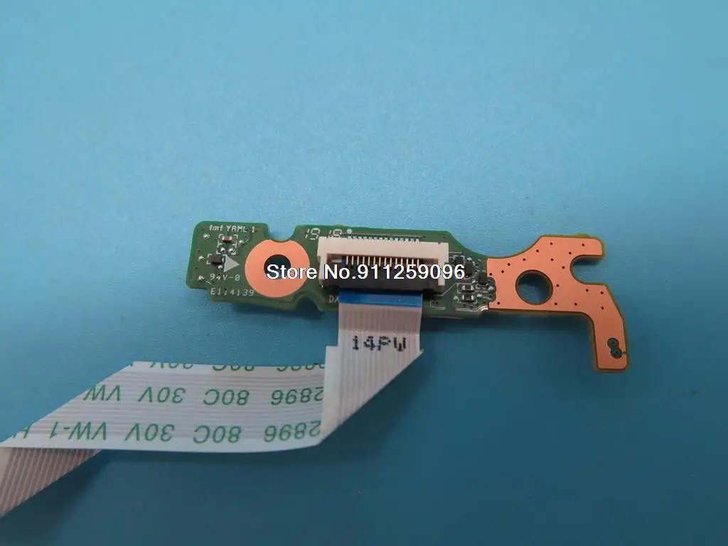 Laptop Power Button Board For Lenovo V310 V310-14 V310-14ISK V310-14IKB 5C50L46619 39LV6PB0000 With Cable New