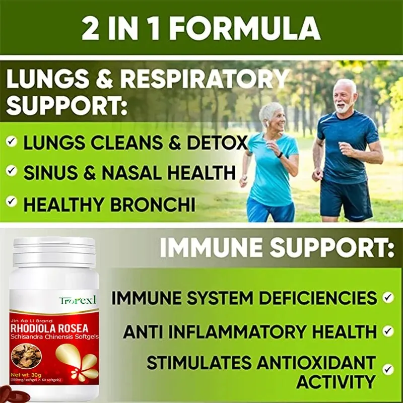 Lung Cleanse Detox Pill Support Respiratory Health Mucus Clear Quit Smoking Aid Asthma Relief Altitude Sickness Vegan Supplement