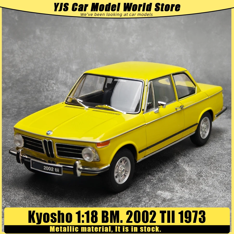 Kyosho diecast model 1:18 BM.  2002 TII 1973  metal car model ornament Collection Classic car