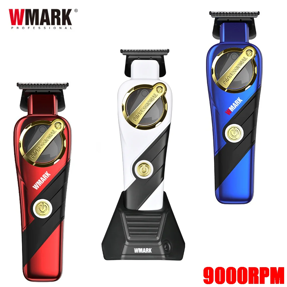 

NG-9213 WMARK 9000 об/мин, триммер для волос с магнитным двигателем для мужчин, DLC T-Blade Zero Gapped, финишная машина, профессиональная машинка для стрижки волос