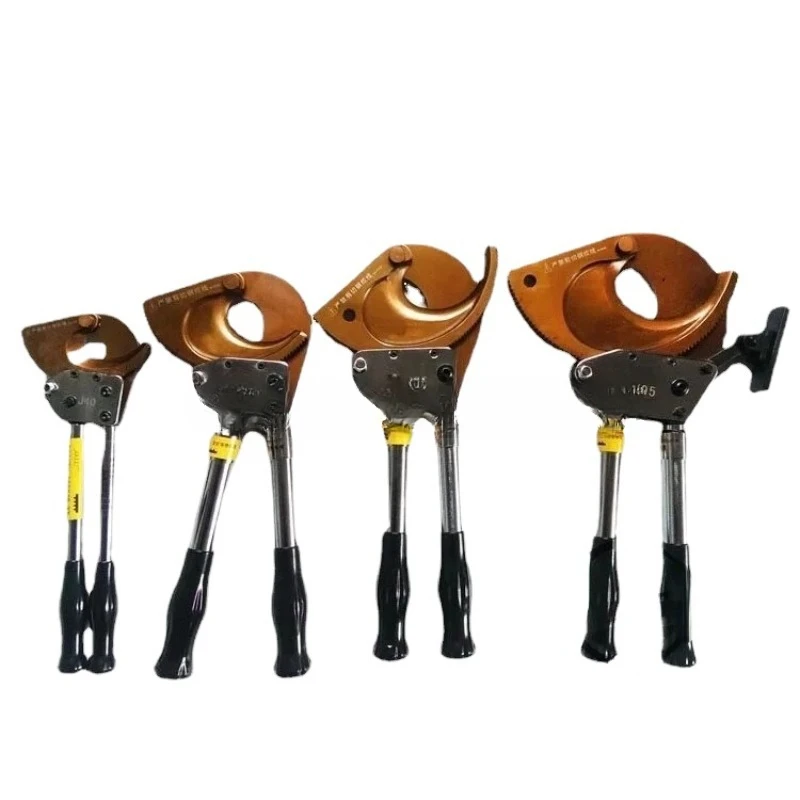 for J40 J52 J75 J95 Ratchet Wire Cutters for 3X120mm Cable Manual Steel Stranded Copper and Aluminum Wire Cutters