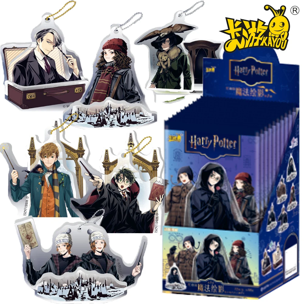 

Kayou Genuine Harry Potter ACG Stand Acrylic Figure Cartoon Ornament Hermione Ron Anime Creative Peripheral Collection Gifts