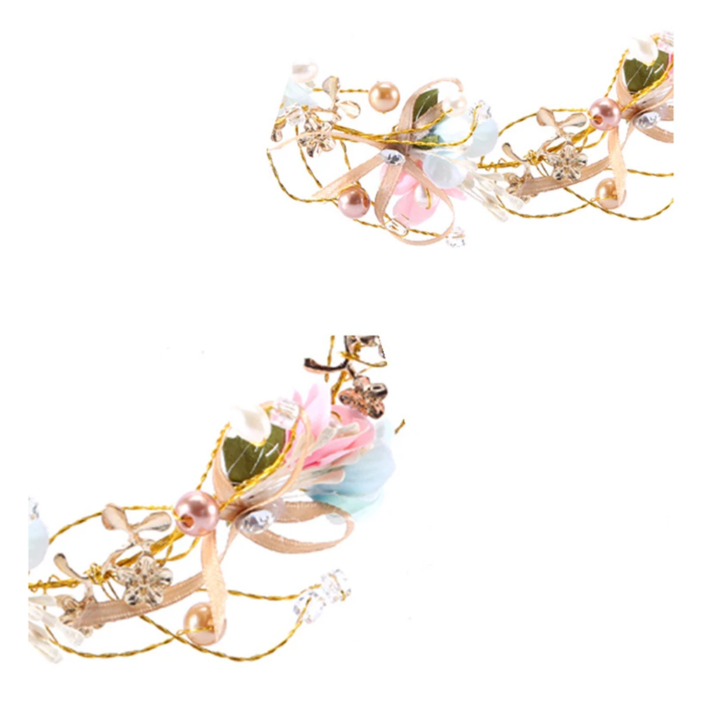 

Bridal Hair Accessories Wedding Decorative Hairb Headpiece Ribbon Durable Fashionable Party Prom Elegant Graceful