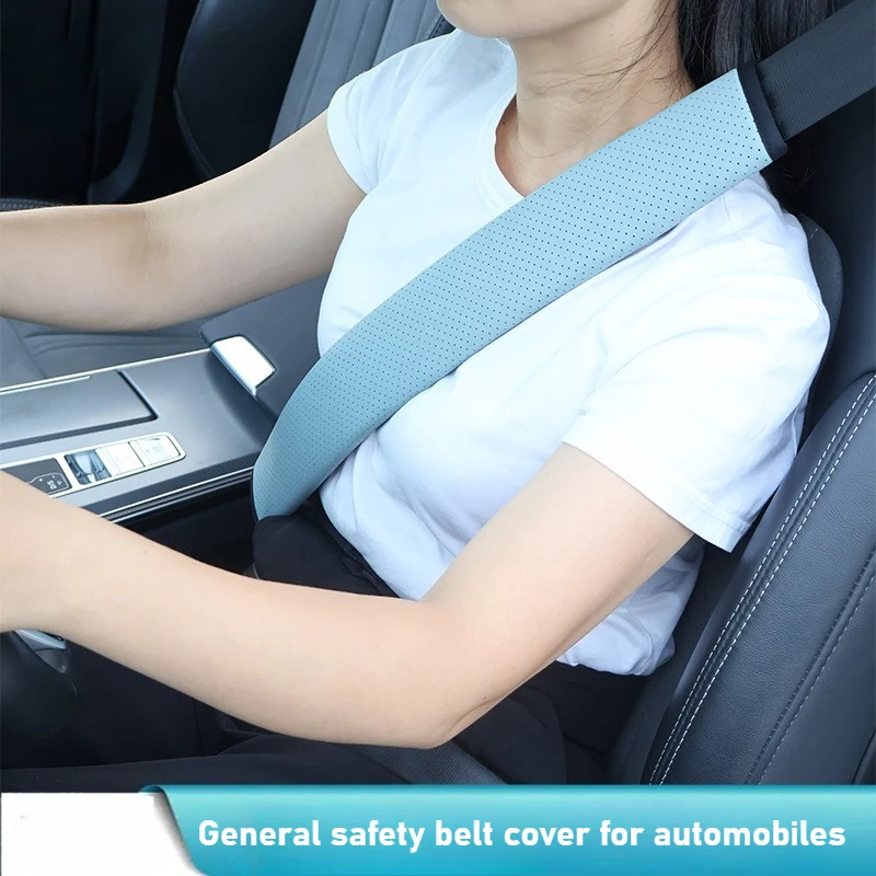 

Auto Seat Belt Shoulder Strap Covers Car Safety Belt Protector Pad Cover Decoration Summer Truck Elongation and Wear Resistance