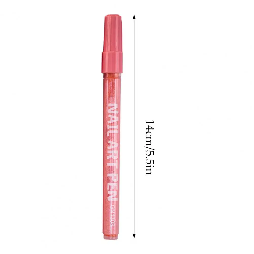 Pen Style Manicure Pen 12 Pcs Nail Art Pens Set 3d Nail Polish Markers Quick Drying Dotting Pens for Manicure Graffiti Drawing
