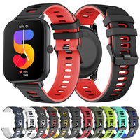 For Zeblaze Vibe 7 Pro Smart Watch Strap 22mm Silicone Wristband Band For Zeblaze Stratos 3 2 Btalk2 Beyond2 Adjustable Bracelet